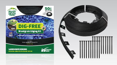 Dig-Free® Woodgrain Edging Kit 50 ft product image